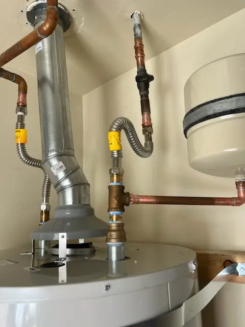 Water heater installation and plumbing repair in Eaton